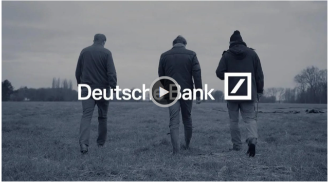 deutsche bank informe ses clients en vidéo